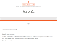 Tablet Screenshot of andondo.com